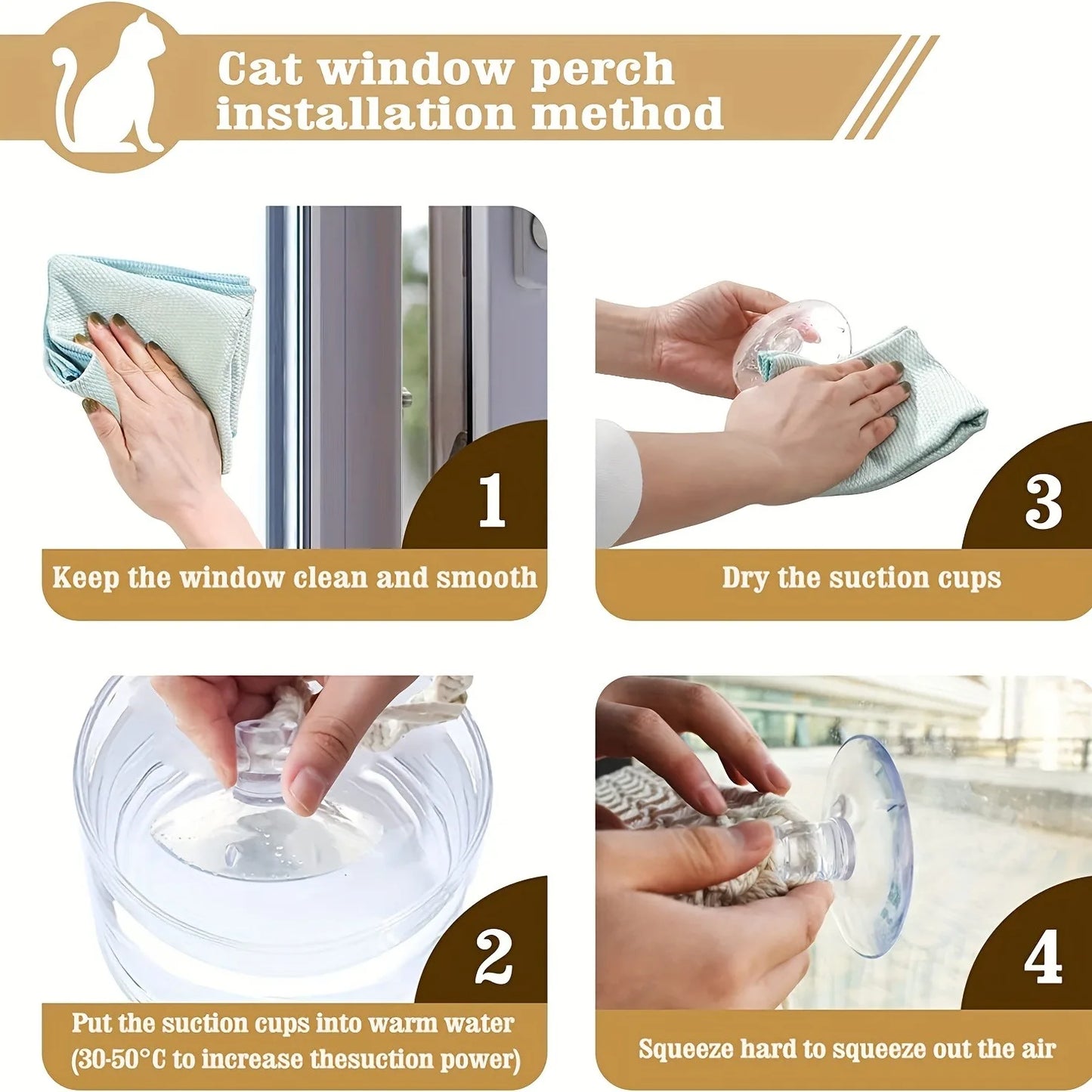 Hamacs fenêtre chat confort maximal