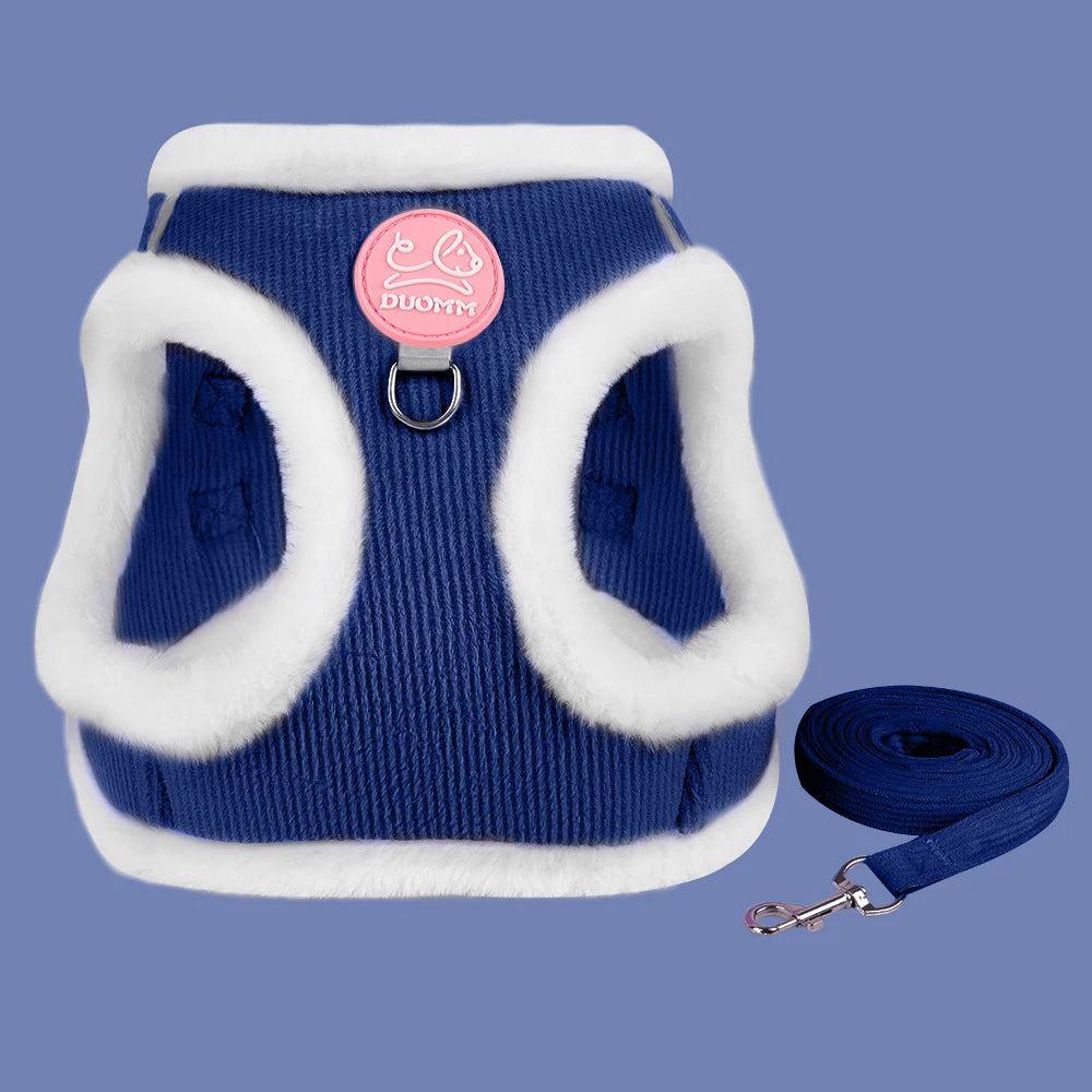 Harnais chien hiver ajustable réfléchissant