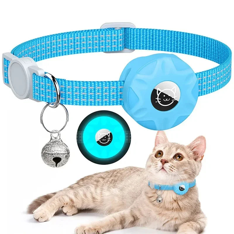 Collier chat sécurisé AirTag confortable
