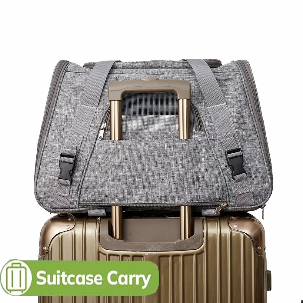Extra Large Portable Pet Trolley Case Detachable Dog Trolley Case Large Foldable Pet Bag Cat Travel Carrier Bag