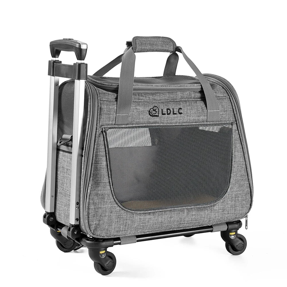 Extra Large Portable Pet Trolley Case Detachable Dog Trolley Case Large Foldable Pet Bag Cat Travel Carrier Bag