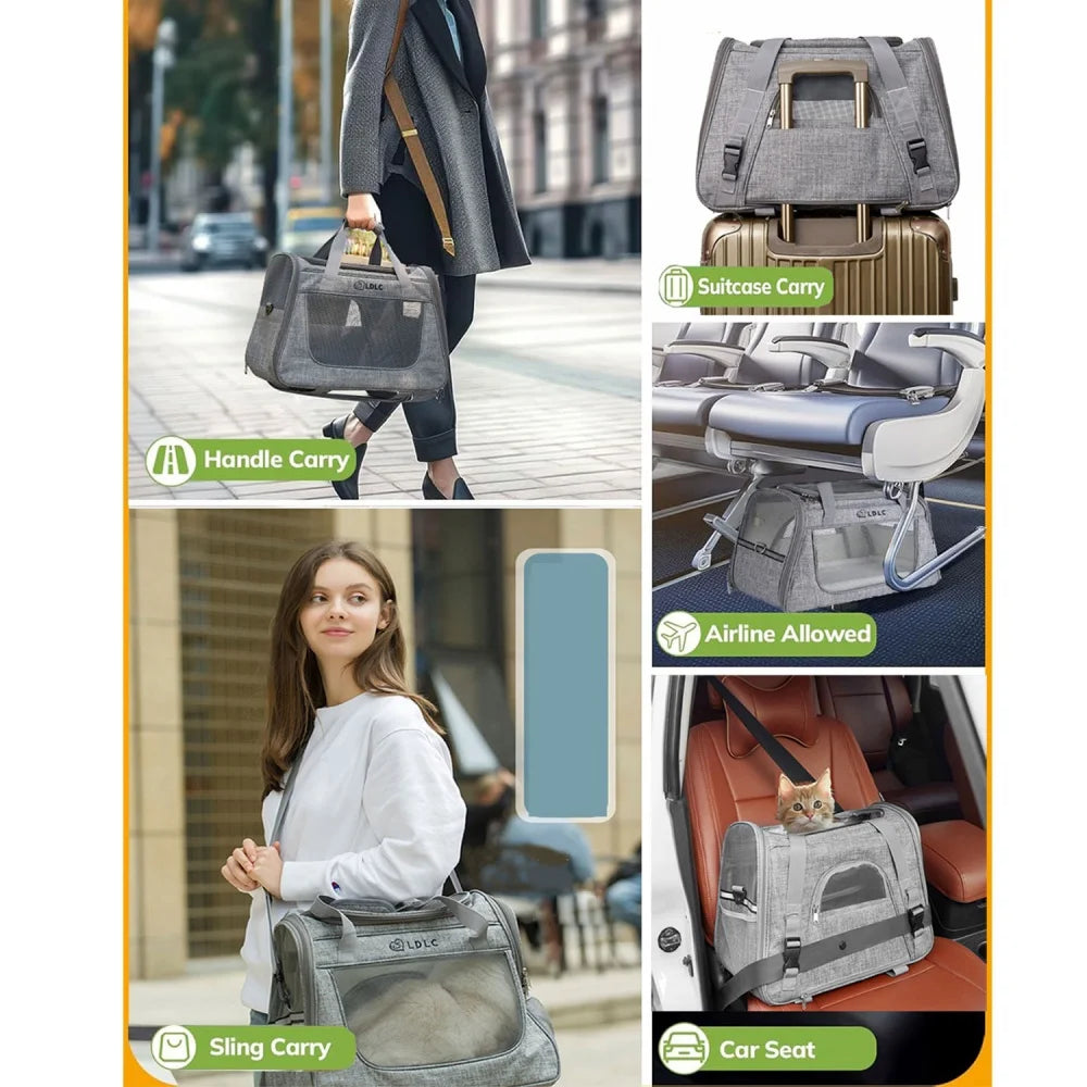 Extra Large Portable Pet Trolley Case Detachable Dog Trolley Case Large Foldable Pet Bag Cat Travel Carrier Bag