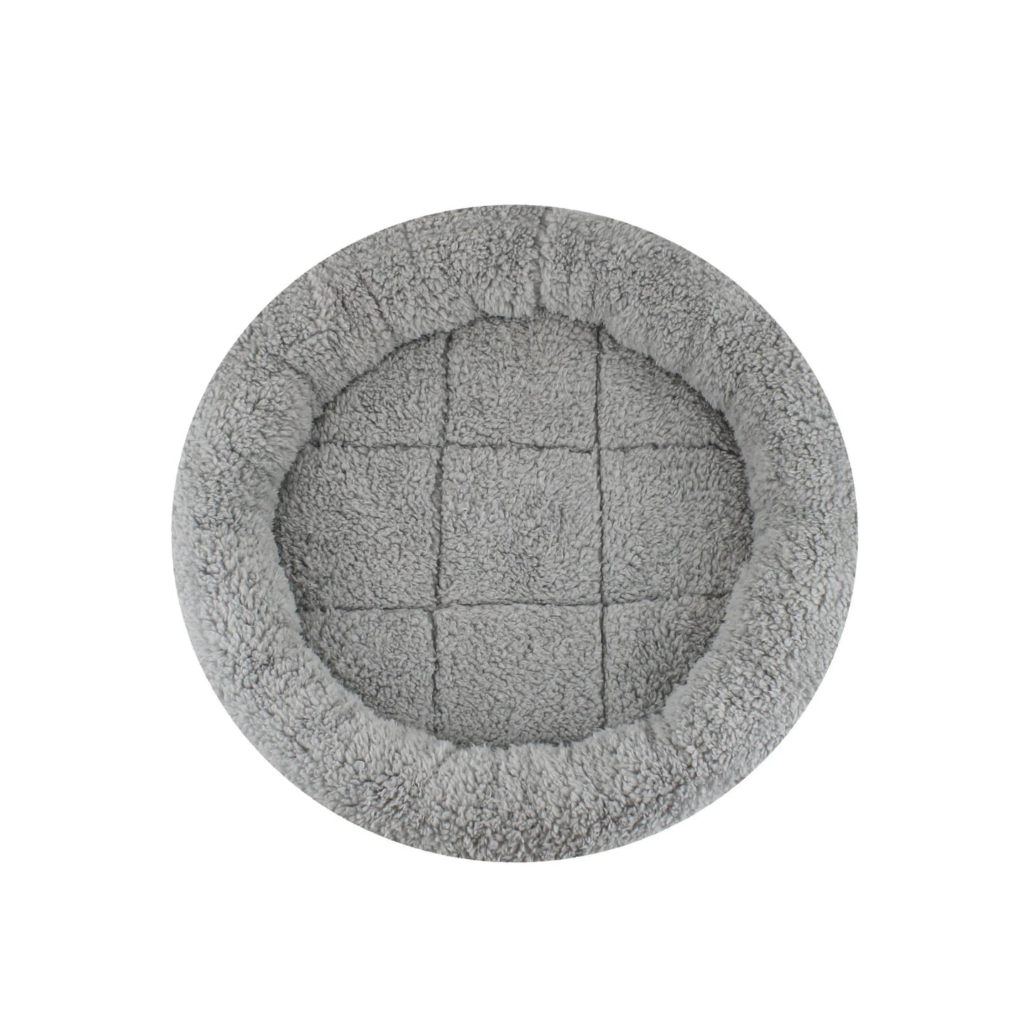 New Design Pet Bed for Cat Dog Curling Sleep Mat Anti-slip Cat Pad Dog Self-Warm Sofa in Grey Color