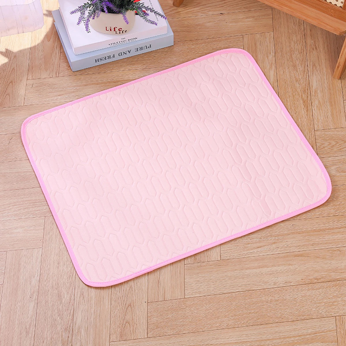 Ice Fabric Cat Bed Cooling Dog Summer Bed for Small Dog Mat Non-slip Cat Sleeping Mat Pet Mat for Dog Chihuahua French Bulldog
