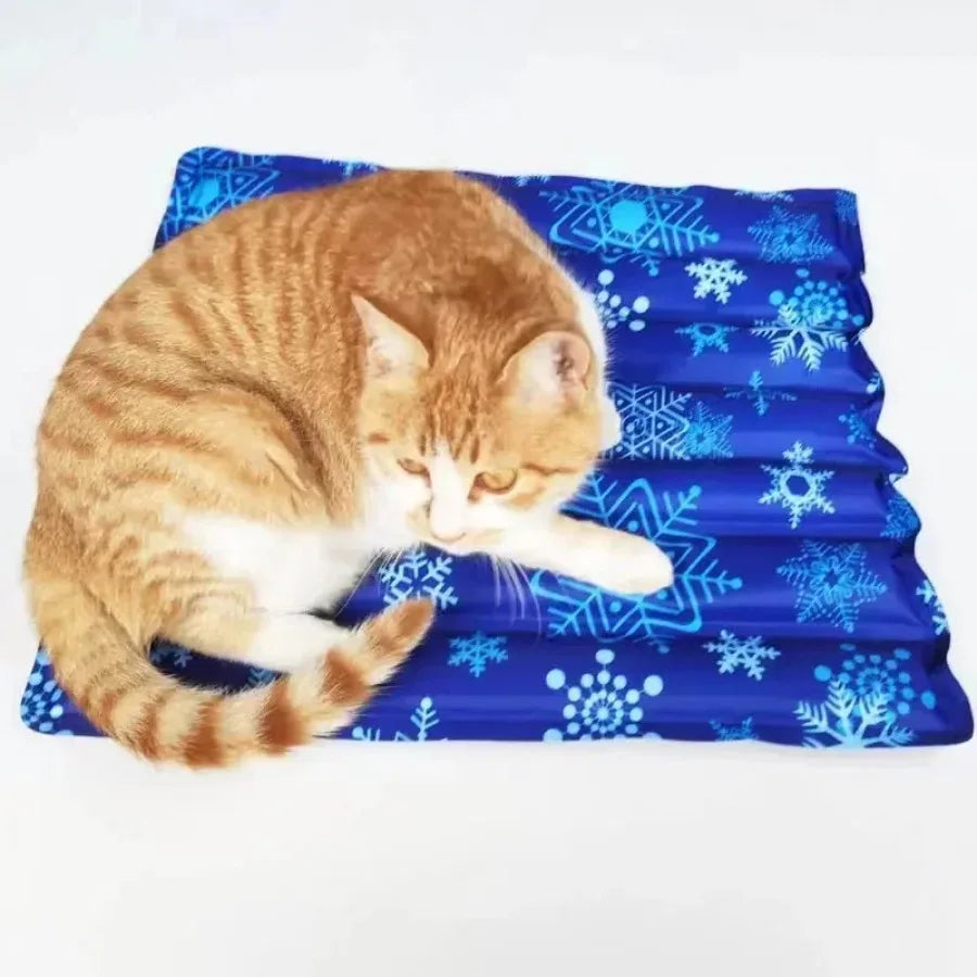Summer Cooling Pet Water Bed Cushion Ice Pad Cat Sleeping Square Mat for Puppy Dogs Cats Pet Kennel Top Quality Cool Cold