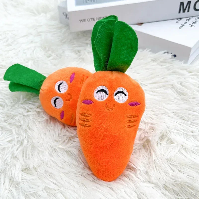 2pcs Puppy Plush Squeaky Toys for Small Medium Dogs Aggressive Chewers for Dog Cat Products Accessories  cane indistruttibili