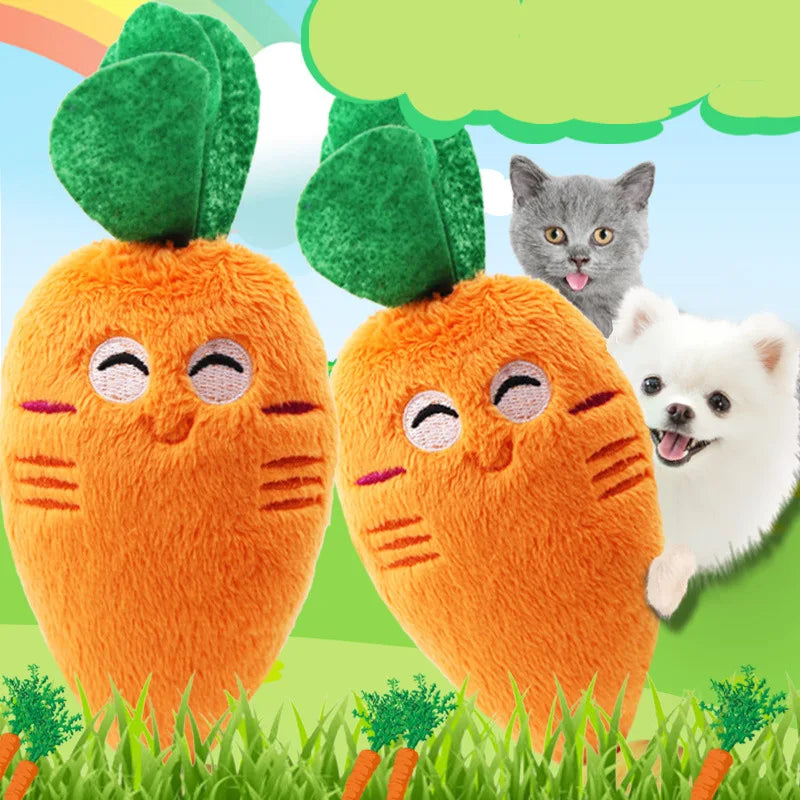 2pcs Puppy Plush Squeaky Toys for Small Medium Dogs Aggressive Chewers for Dog Cat Products Accessories  cane indistruttibili