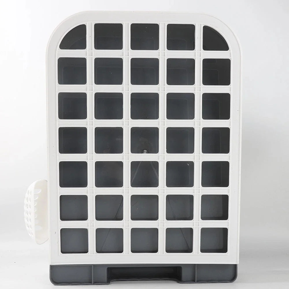 Capacity Cat Litter Box Self Enclosed Foldable Kitty Toilet Cleaning Pan Drawer Anti-Splashing Cat Toilet Boxes Litter Scoop