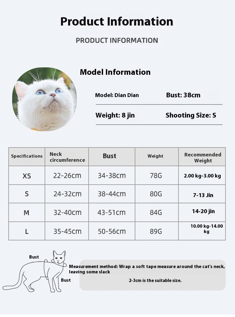 New pet leash anti-break free cat walking leash out pet chest strap adjustable cat leash
