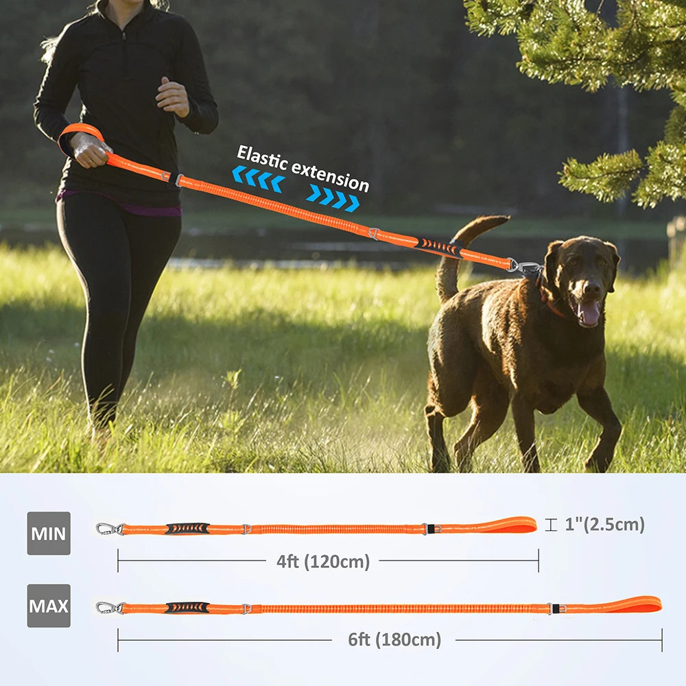 Reflective Dog Leash Durable Nylon Dog Car Seat Belt Elastic Pet Training Lead Travel Car Safety Rope For Small Large Dogs Pug