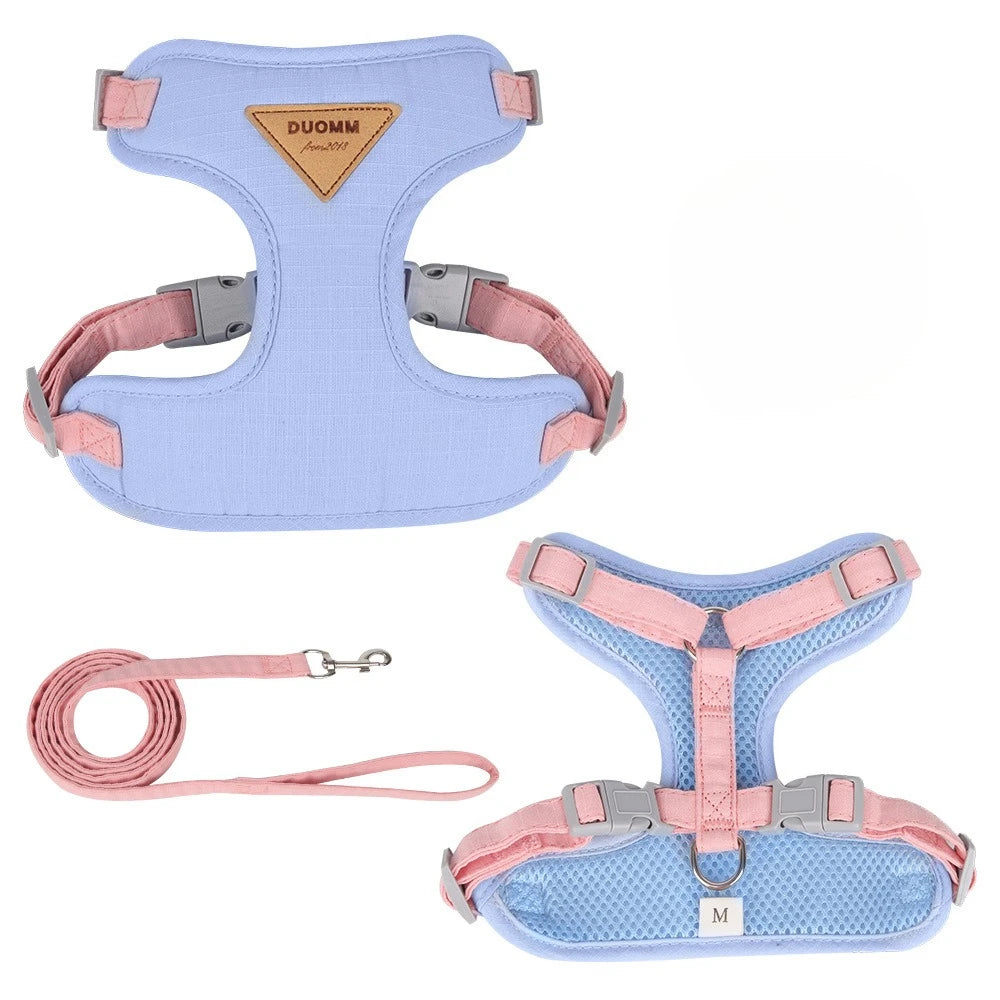 New pet leash anti-break free cat walking leash out pet chest strap adjustable cat leash