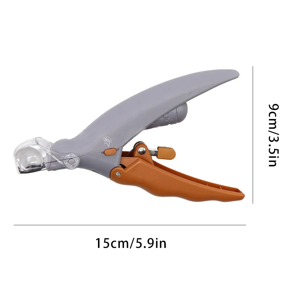 Nail Trimmer with LED Light Dog Cat Pet Clipper Scissors Toe Claw Clippers
