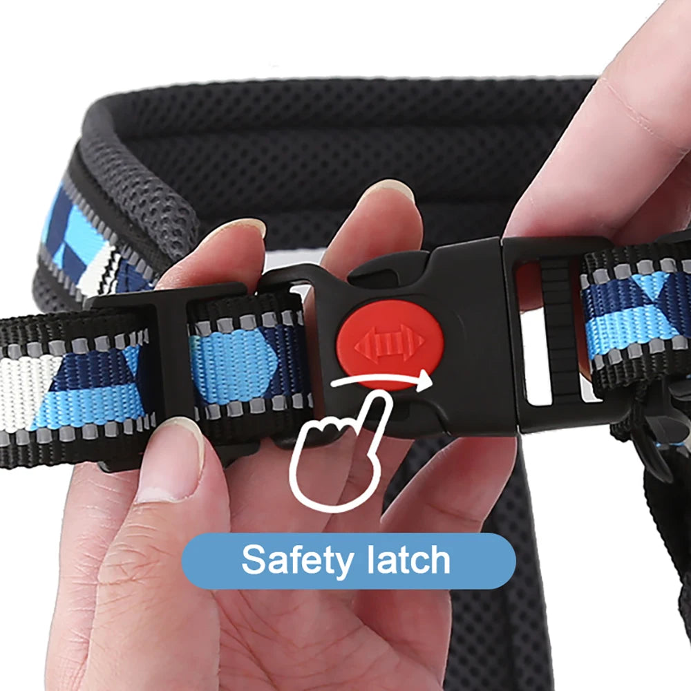 Dog Harness and Leash Set No Pull Reflective, Adjustable Padded Vest Harness for Small Medium Large Dogs, Easy Control Pet Walki