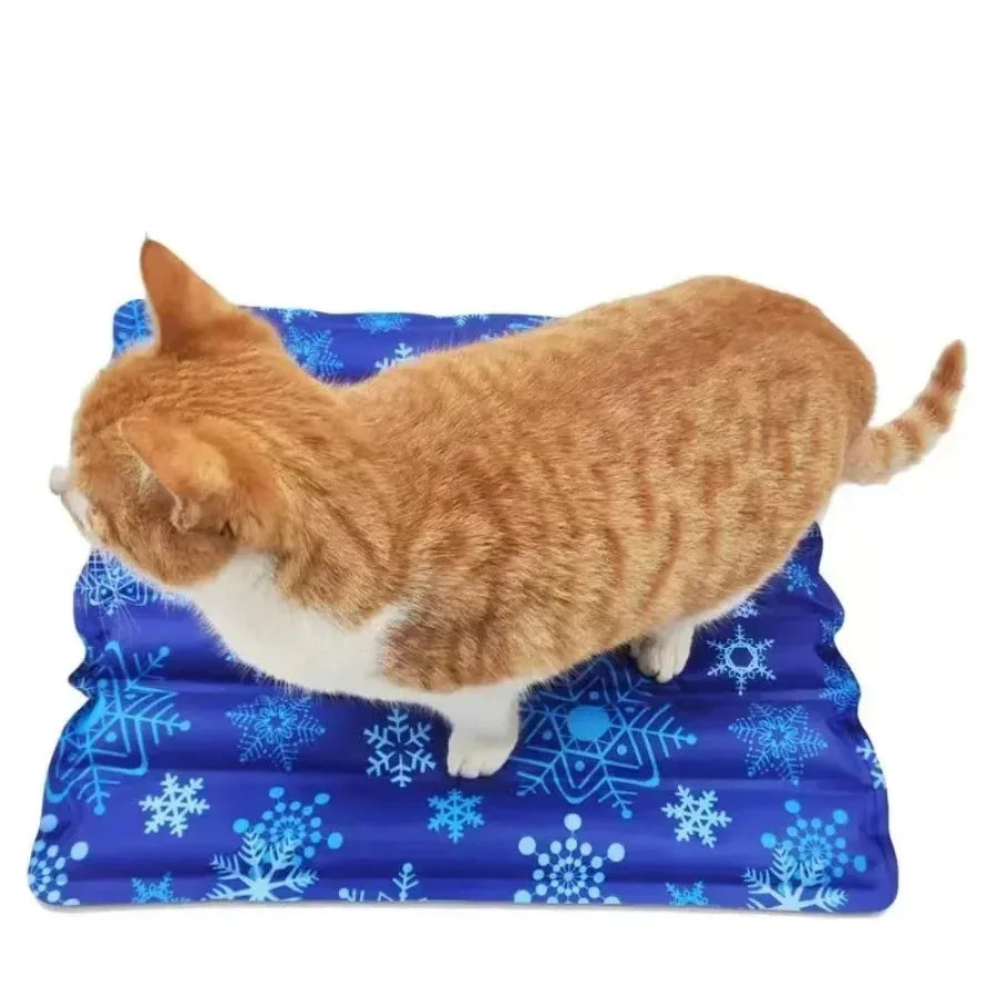 Summer Cooling Pet Water Bed Cushion Ice Pad Cat Sleeping Square Mat for Puppy Dogs Cats Pet Kennel Top Quality Cool Cold