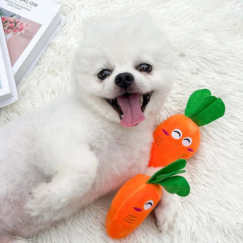 2pcs Puppy Plush Squeaky Toys for Small Medium Dogs Aggressive Chewers for Dog Cat Products Accessories  cane indistruttibili