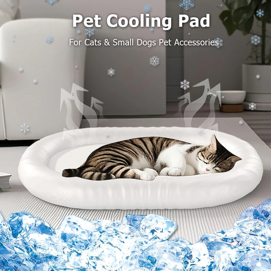 45X60CM Pet Ice Mats Waterable Pet Cooling Pad For Cats & Small Dogs Pet Accessories Tear Resistant Pet Cooling Tool