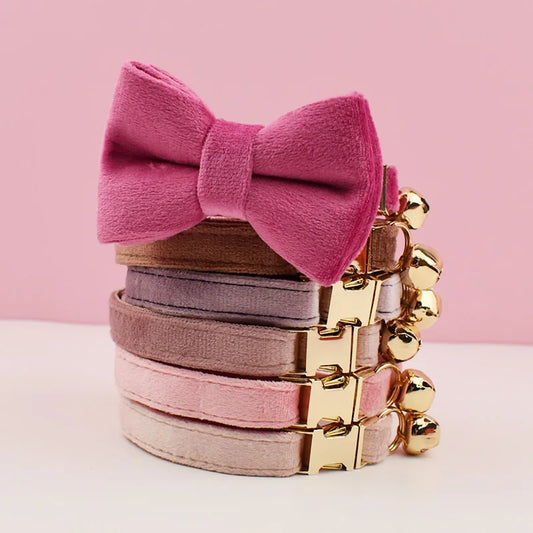 Collier de chat en velours