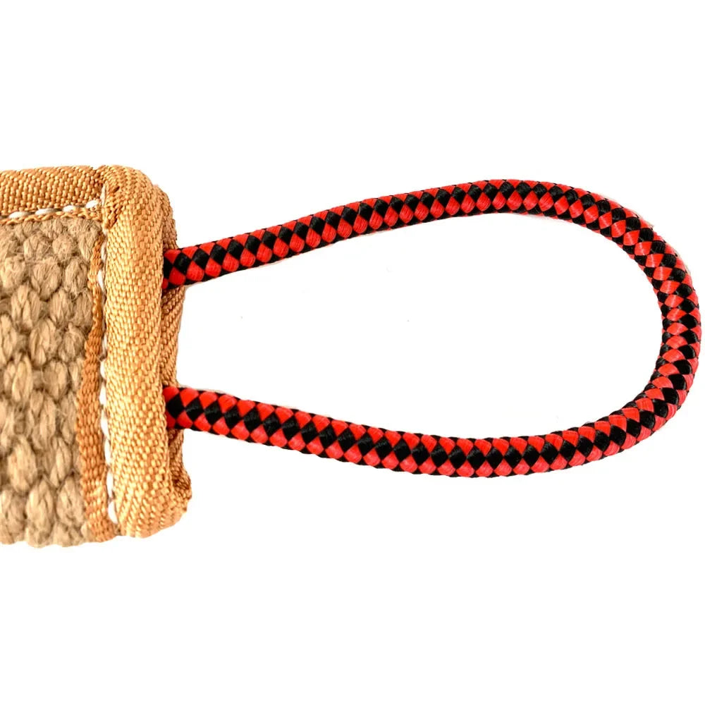 Interactive Pet Toys for Small and Large Dogs, Strong Handles, Jute Bite Pillow, Puppy Training Play Game, Durable Dog Tug Toy 2