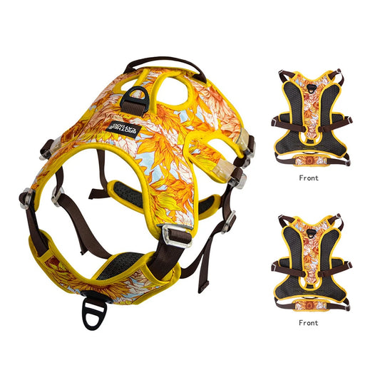NO PULL Pet Dog Harness Adjustable Reflective Dog Chest Vest For Small Large Dogs Outdoor Training Protective Pet Supplies