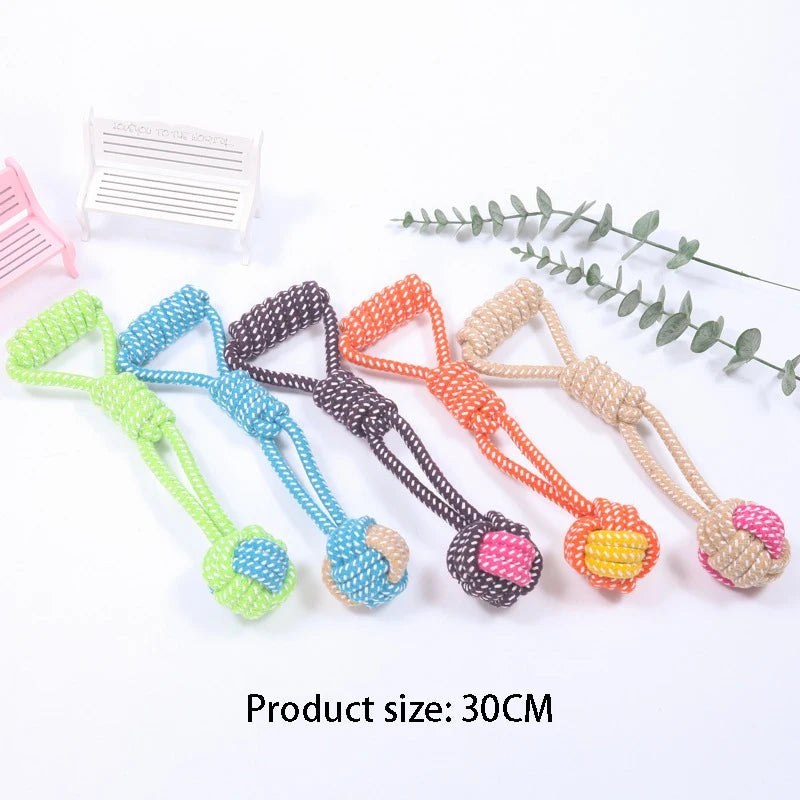 Pet Dog Toys for Large Small Dogs Toy Interactive Cotton Rope Mini Dog Toys Ball for Dogs Accessories Toothbrush Chew Puppy Toy