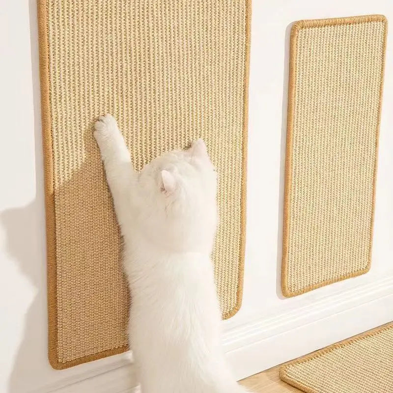 1pc Cat Scratcher Sisal Hemp Scratching Board Wall Scratching Pad Furniture Protective Scratching Post for Cat Paw Training