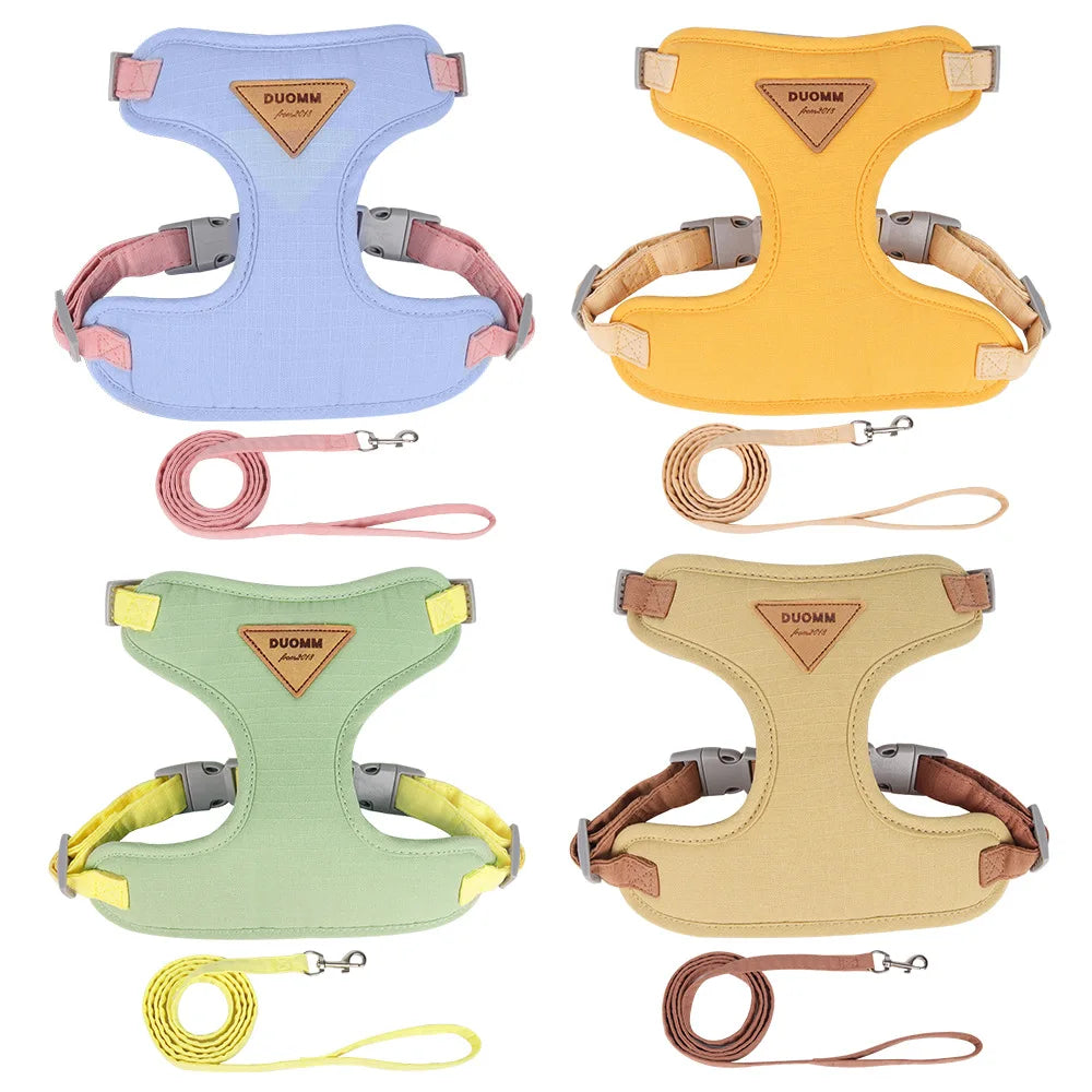 New pet leash anti-break free cat walking leash out pet chest strap adjustable cat leash