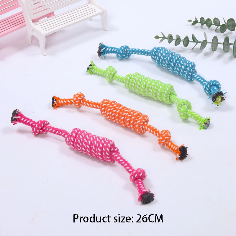 Pet Dog Toys for Large Small Dogs Toy Interactive Cotton Rope Mini Dog Toys Ball for Dogs Accessories Toothbrush Chew Puppy Toy
