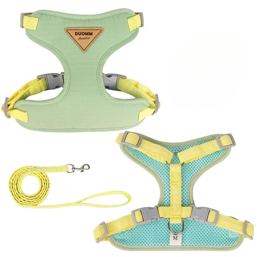 New pet leash anti-break free cat walking leash out pet chest strap adjustable cat leash