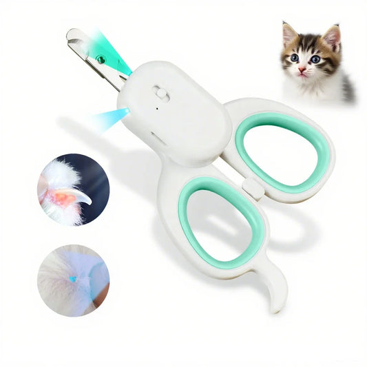 Pet Nail Clipper LED to Avoid Over Cutting Anti - blood LED Pet Nail Clipper Grooming Tool Professional Pet Nail Clipper