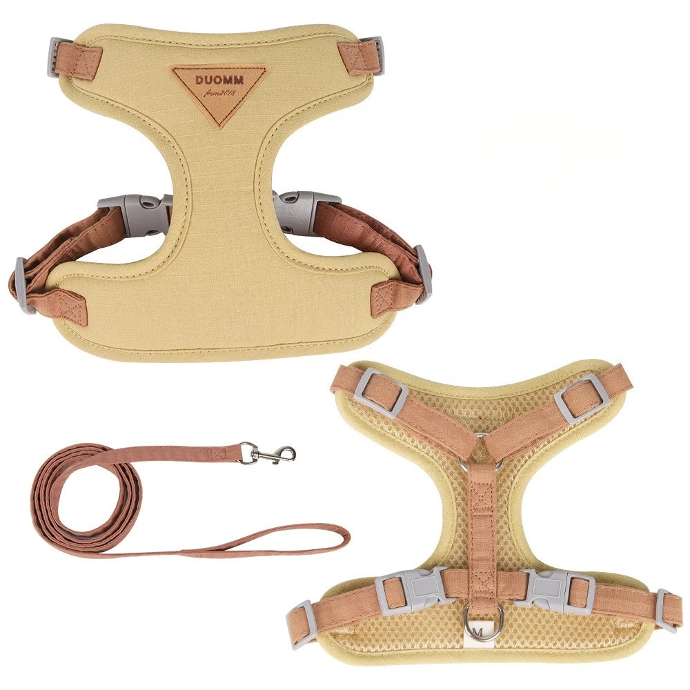 New pet leash anti-break free cat walking leash out pet chest strap adjustable cat leash