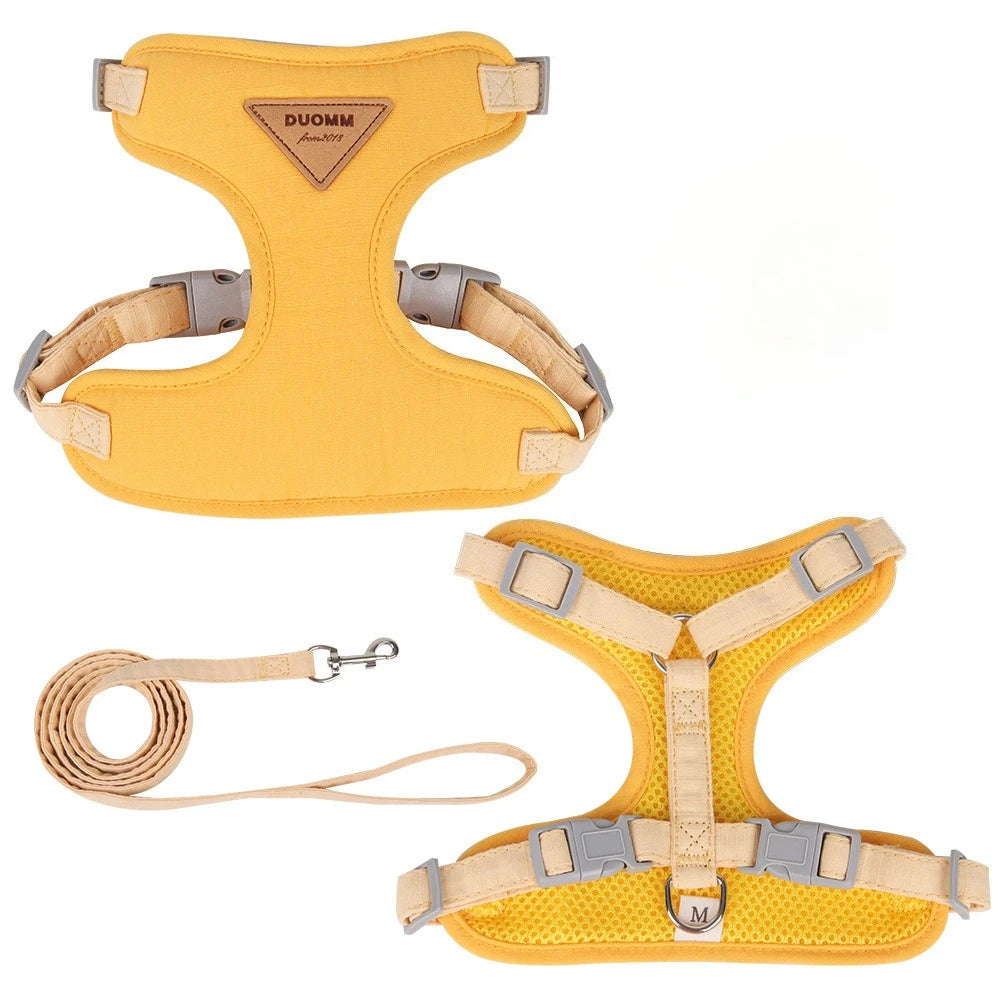 New pet leash anti-break free cat walking leash out pet chest strap adjustable cat leash